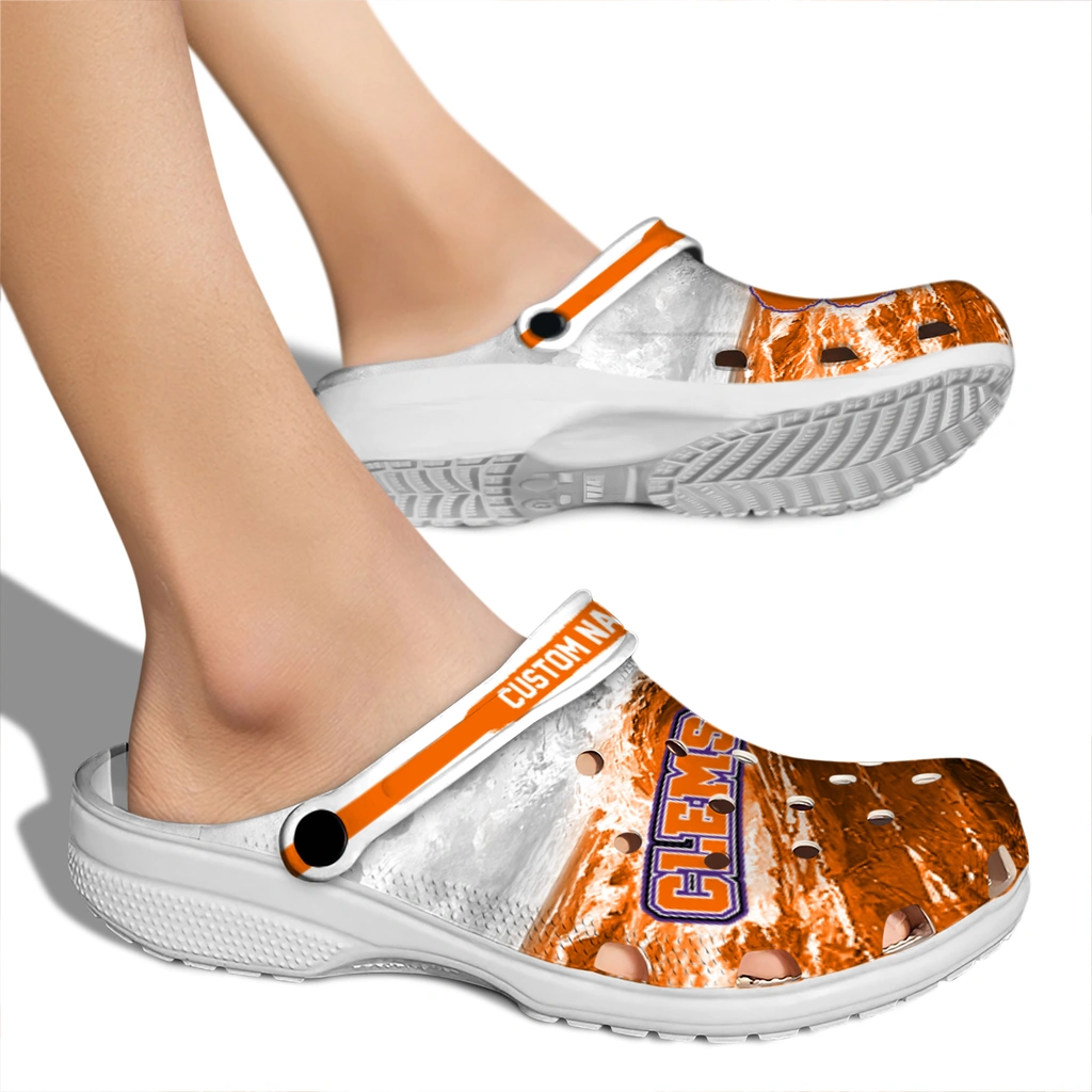 clemson-tigers-clog-personalized-wave-swirl-orange-white-fashion-forward.webp