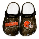 Cleveland Browns Clogs - Customized Cracked Energy Brown Black 1 cleveland-browns-clog-customized-cracked-energy-brown-black-best-selling.webp