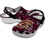 cleveland-cavaliers-clog-personalized-graffiti-burst-wine-black-best-selling.webp