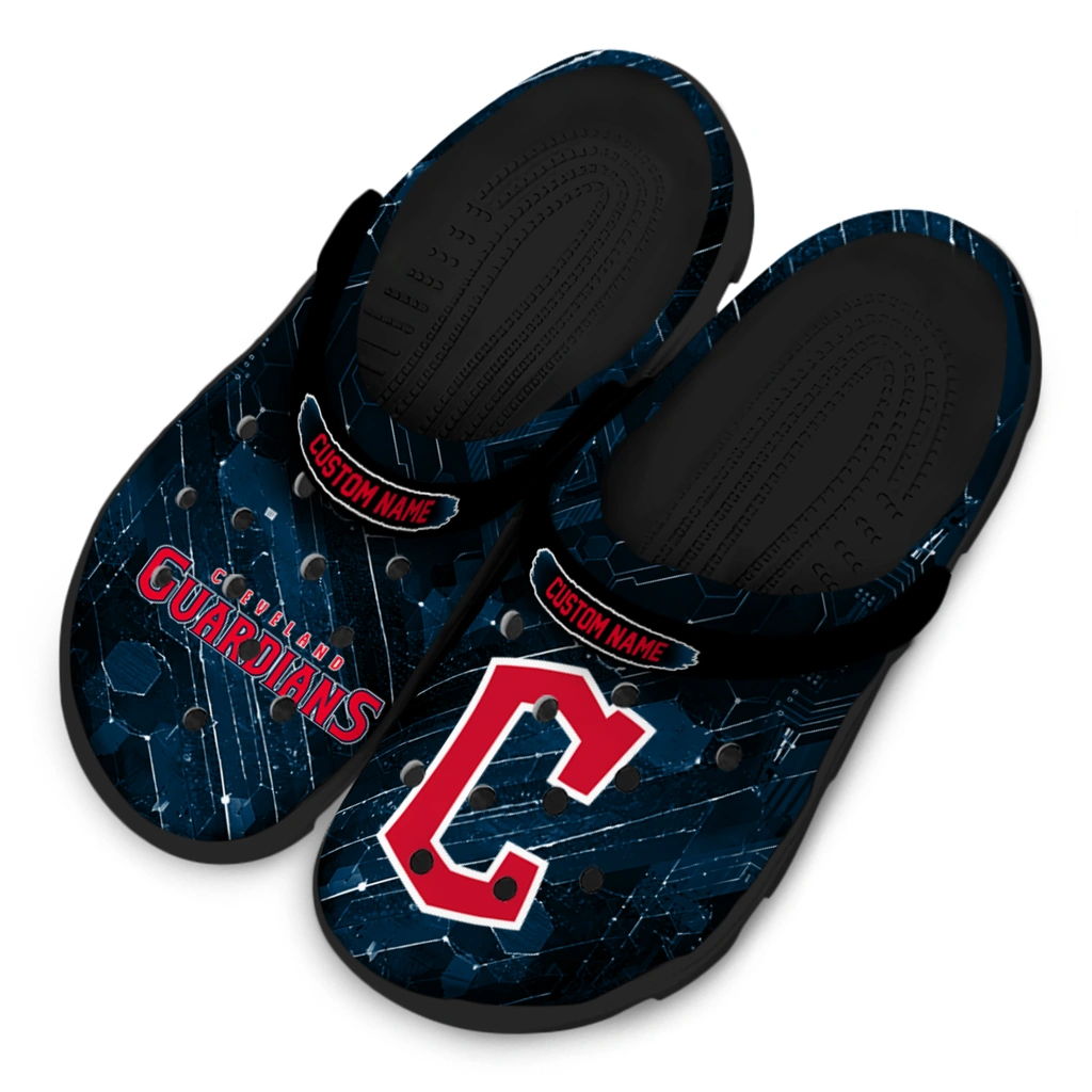 cleveland-guardians-clog-custom-circuit-geometry-navy-blue-black-latest-model.webp