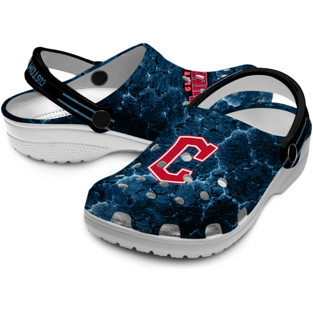 cleveland-guardians-clog-customized-cracked-energy-navy-blue-black-high-quality.webp