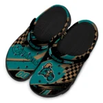 Coastal Carolina Chanticleers Clogs – Customized Circuit Geometry Green Black 1