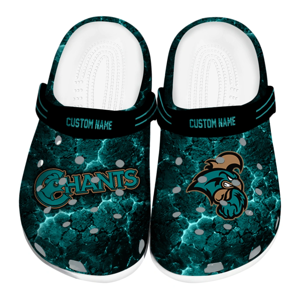 coastal-carolina-chanticleers-clog-personalized-cracked-energy-green-black-best-selling.webp coastal carolina chanticleers clog personalized cracked energy green black best selling