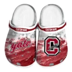 Colgate Raiders Clogs - Customized Wave Swirl Maroon White 1 colgate-raiders-clog-customized-wave-swirl-maroon-white-best-selling.webp