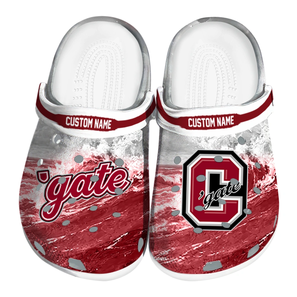 colgate-raiders-clog-customized-wave-swirl-maroon-white-best-selling.webp colgate raiders clog customized wave swirl maroon white best selling