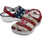 colgate-raiders-clog-personalized-distressed-stripes-maroon-red-blue-best-selling.webp