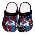 colorado-avalanche-clog-custom-splatter-splash-burgundy-black-best-selling.webp