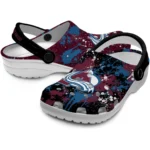 colorado-avalanche-clog-custom-splatter-splash-burgundy-black-best-selling.webp