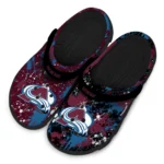 colorado-avalanche-clog-custom-splatter-splash-burgundy-black-best-selling.webp
