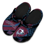 colorado-avalanche-clog-customized-checkered-streaks-burgundy-black-best-selling.webp