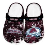 colorado-avalanche-clog-customized-graffiti-burst-burgundy-black-best-selling.webp