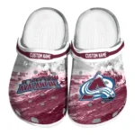 Colorado Avalanche Clogs - Customized Wave Swirl Burgundy White 1 colorado-avalanche-clog-customized-wave-swirl-burgundy-white-best-selling.webp