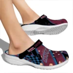 Colorado Avalanche Clogs – Personalized Circuit Geometry Burgundy Black 1