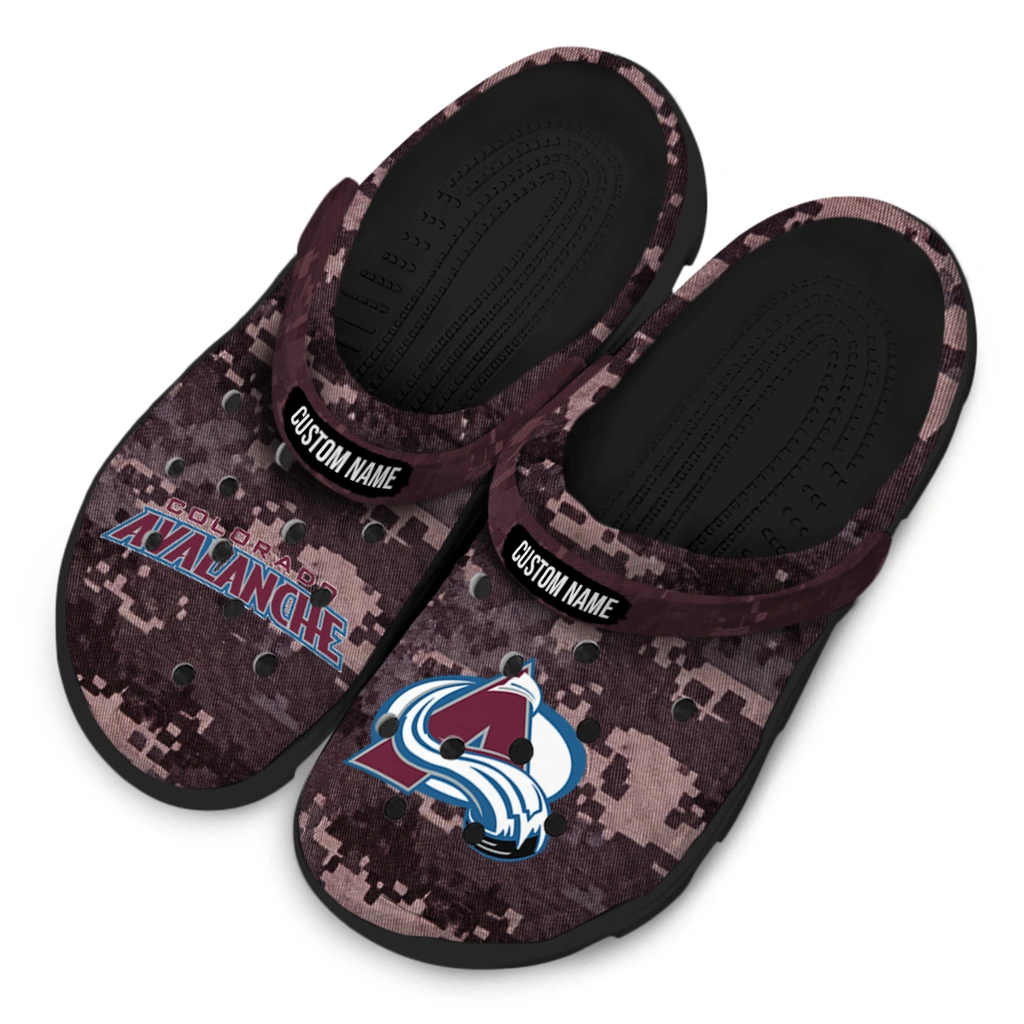 colorado-avalanche-clog-personalized-digital-camo-burgundy-latest-model.webp