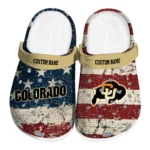 Colorado Buffaloes Clogs - Custom Distressed Stripes Gold Red Blue 1 colorado-buffaloes-clog-custom-distressed-stripes-gold-red-blue-best-selling.webp
