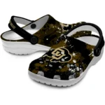 colorado-buffaloes-clog-customized-splatter-splash-gold-black-best-selling.webp