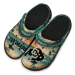 colorado-buffaloes-clog-customized-wave-scene-fir-green-best-selling.webp