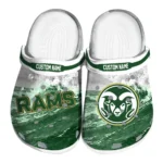 Colorado State Rams Clogs - Custom Wave Swirl Green White 1 colorado-state-rams-clog-custom-wave-swirl-green-white-best-selling.webp