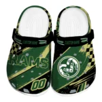 Colorado State Rams Clogs - Customized Circuit Geometry Green Black 1 Colorado State Rams Clogs – Customized Circuit Geometry Green Black 1