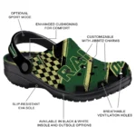 Colorado State Rams Clogs – Customized Circuit Geometry Green Black 1