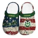 Colorado State Rams Clogs - Customized Distressed Stripes Green Red Blue 1 colorado-state-rams-clog-customized-distressed-stripes-green-red-blue-best-selling.webp