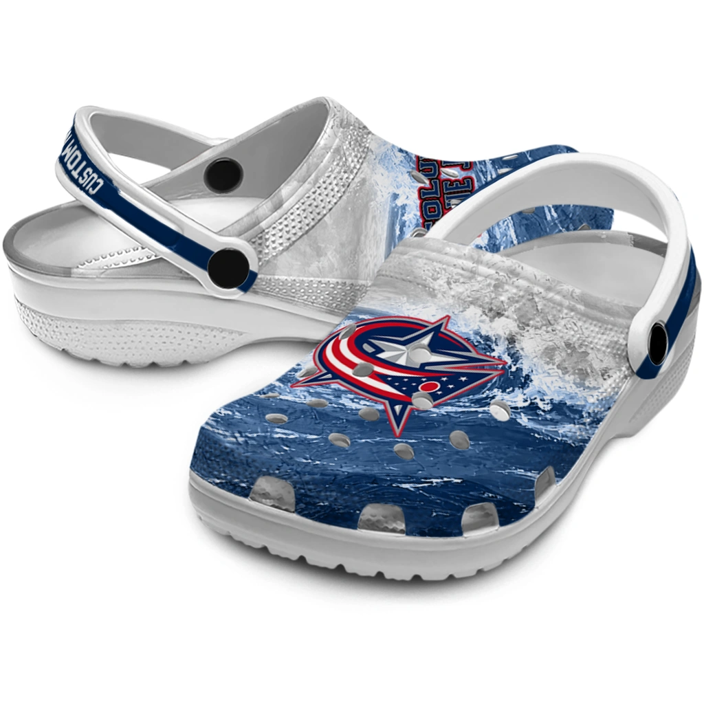 columbus-blue-jackets-clog-personalized-wave-swirl-navy-blue-white-high-quality.webp