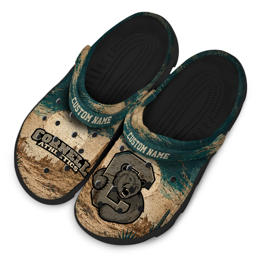 cornell-big-red-clog-custom-cracked-landscape-fir-green-beige-latest-model.webp