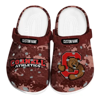 Cornell Big Red Clogs - Custom Digital Camo Red
