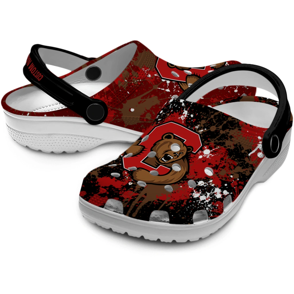 cornell-big-red-clog-customized-splatter-splash-red-black-high-quality.webp