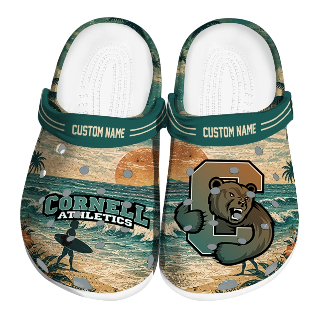 cornell-big-red-clog-customized-wave-scene-fir-green-best-selling.webp cornell big red clog customized wave scene fir green best selling