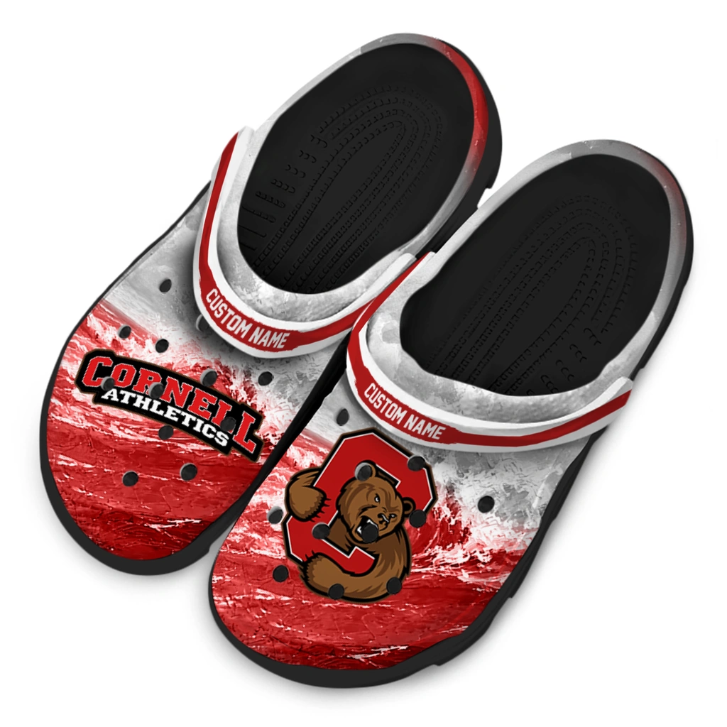 cornell-big-red-clog-personalized-wave-swirl-red-white-latest-model.webp