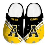 Custom Appalachian State Mountaineers Clogs Striped Accents Best Selling