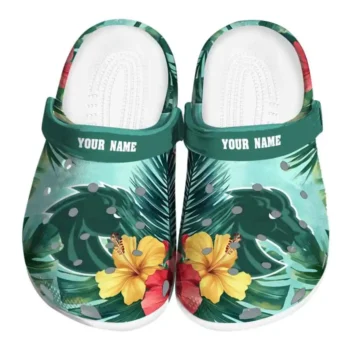 Custom Boise State Broncos Clogs Tropical Vibes Best Selling