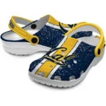 Custom California Golden Bears Clogs Vertical Stripes Best Selling