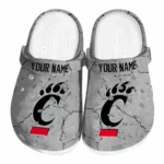 Custom Cincinnati Bearcats Clogs Cracked Texture Best Selling