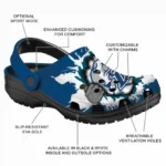 Custom Drake Bulldogs Clogs Gripping Hand Best Selling