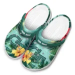 Custom Georgia Tech Yellow Jackets Clogs Tropical Vibes Best Selling
