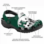 Custom Hawaii Rainbow Warriors Clogs Football Helmet Best Selling