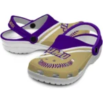Custom James Madison Dukes Clogs Baseball Motif Best Selling