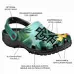 Custom Kennesaw State Owls Clogs Tropical Vibes Best Selling