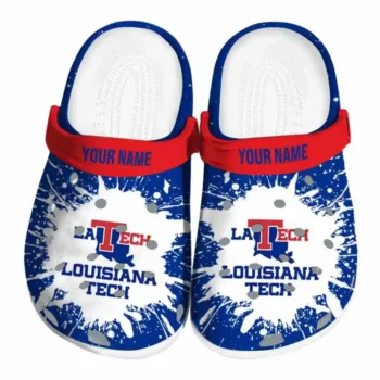 Custom La Tech Clogs Splash Art Best Selling