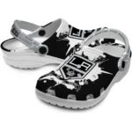 Custom Los Angeles Kings Clogs Splatter Pattern Best Selling