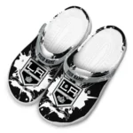 Custom Los Angeles Kings Clogs Splatter Pattern Best Selling