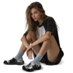 Custom Los Angeles Kings Clogs Splatter Pattern Best Selling