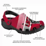 Custom New Mexico Lobos Clogs Vibrant Dual Tone Best Selling