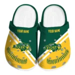Custom North Dakota State Bison Clogs Baseball Motif Best Selling