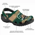 Custom Ohio Bobcats Clogs Paint Splatter Graphics Best Selling