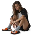 Custom Philadelphia Flyers Clogs Splatter Pattern Best Selling