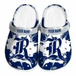 Custom Rice Owls Clogs - Splatter Pattern 1 Custom Rice Owls Clogs Splatter Pattern Best Selling
