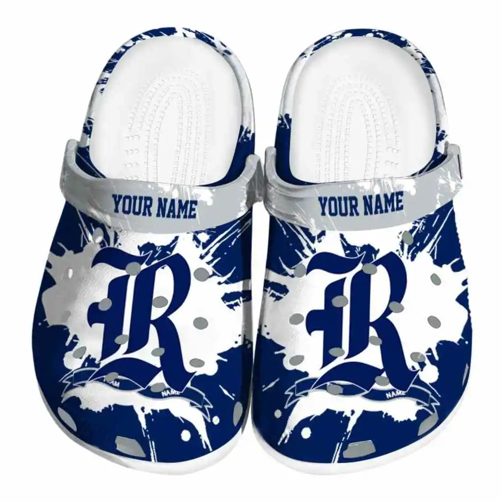 Custom Rice Owls Clogs Splatter Pattern Best Selling Custom Rice Owls Clogs Splatter Pattern Best Selling